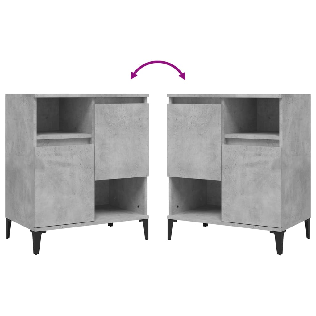 Credenze 3pz 60x35x70 cm in legno multistrato