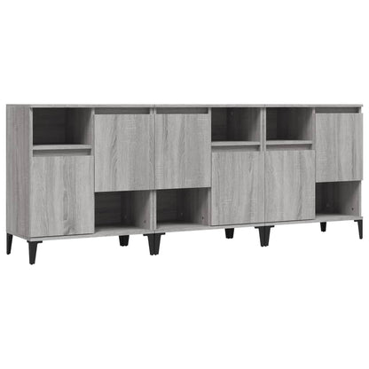 Credenze 3pz 60x35x70 cm in legno multistrato