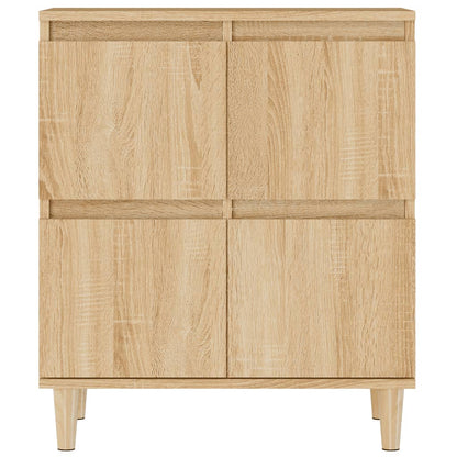 Credenze 2pz Rovere Sonoma 60x35x70 cm in Legno Multistrato