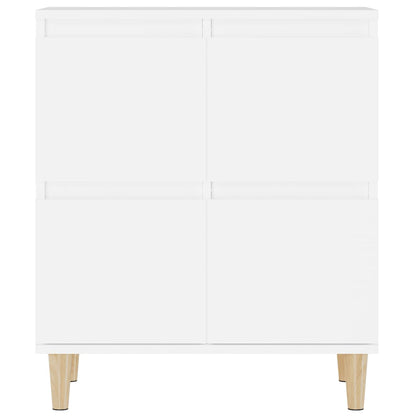Credenze 3pz Bianche 60x35x70 cm in Legno Multistrato