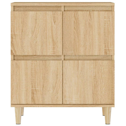 Credenze 3pz Rovere Sonoma 60x35x70 cm in Legno Multistrato
