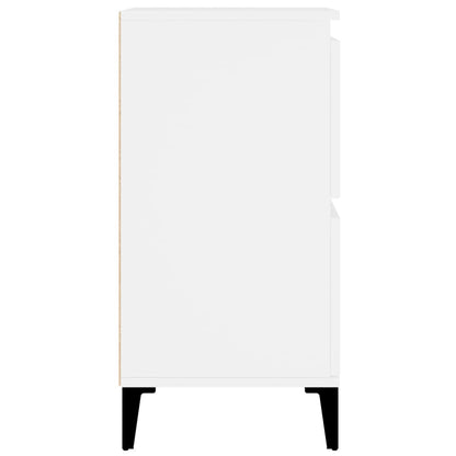 Credenze 3pz Bianche 60x35x70 cm in Legno Multistrato
