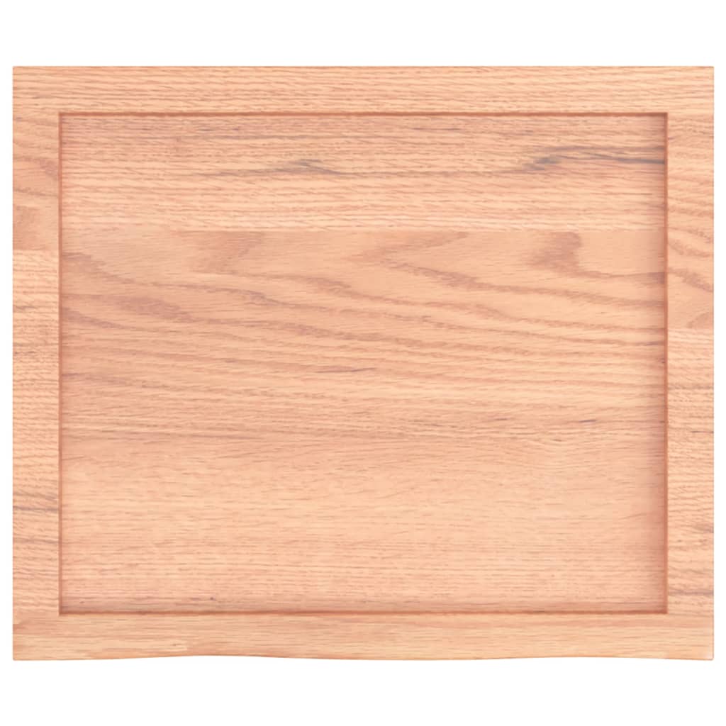 Piano Tavolo Marrone 0x(2-4) cm Rovere Massello Trattato