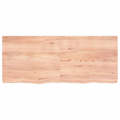 Piano Tavolo Marrone 0x(2-4) cm Rovere Massello Trattato
