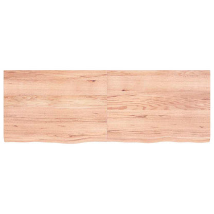 Piano Tavolo Marrone 0x(2-4) cm Rovere Massello Trattato
