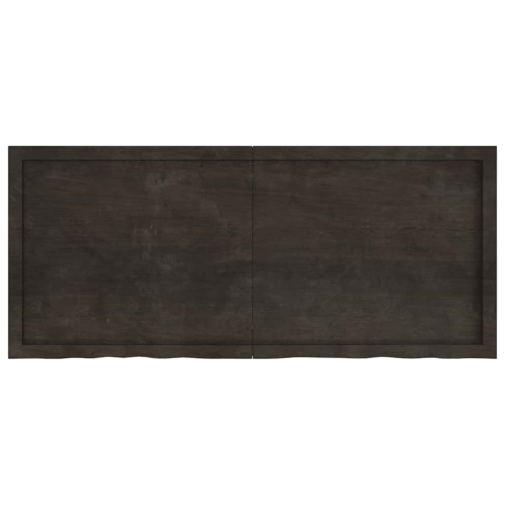 Piano Tavolo Marrone 0x(2-4) cm Rovere Massello Trattato