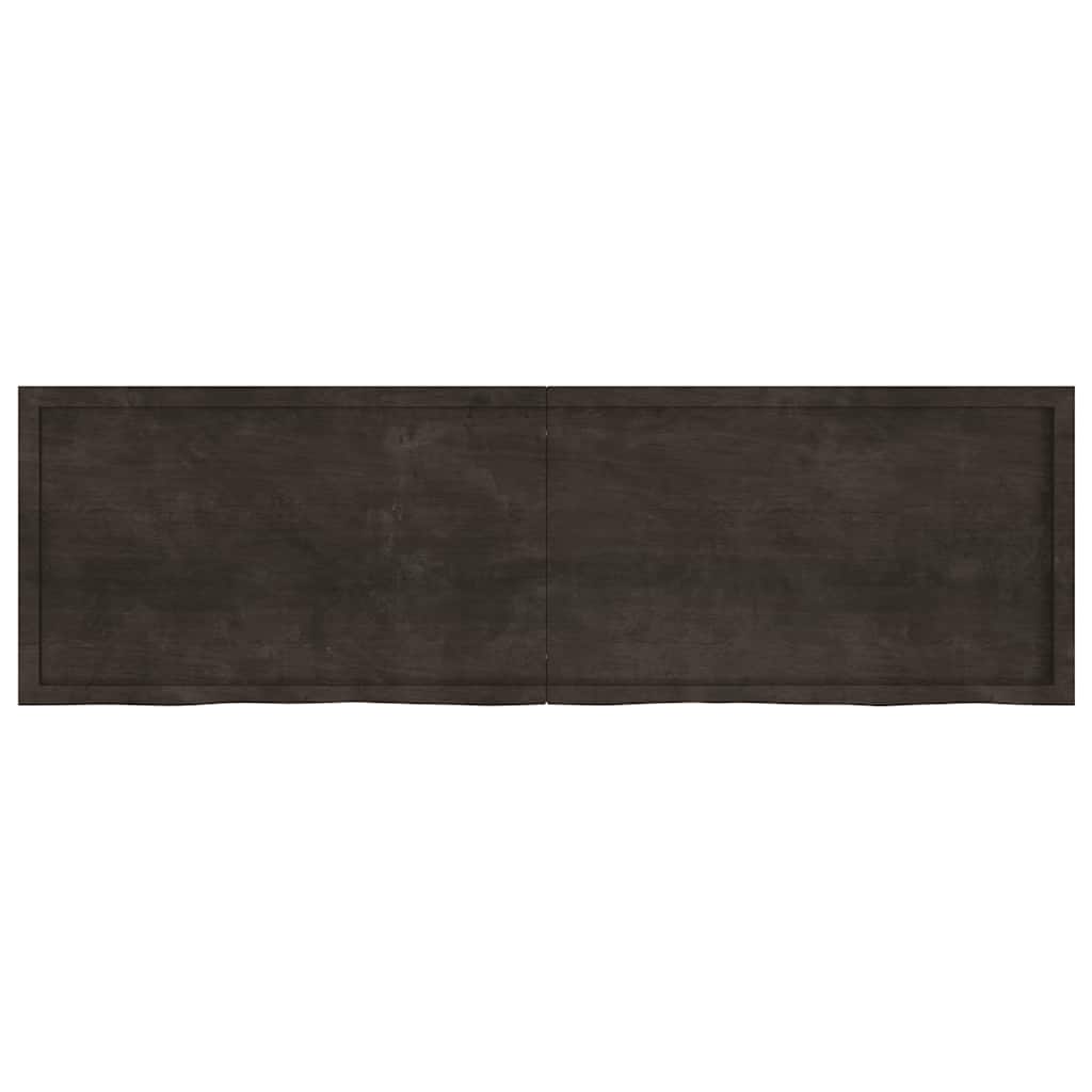 Piano Tavolo Marrone 0x(2-4) cm Rovere Massello Trattato