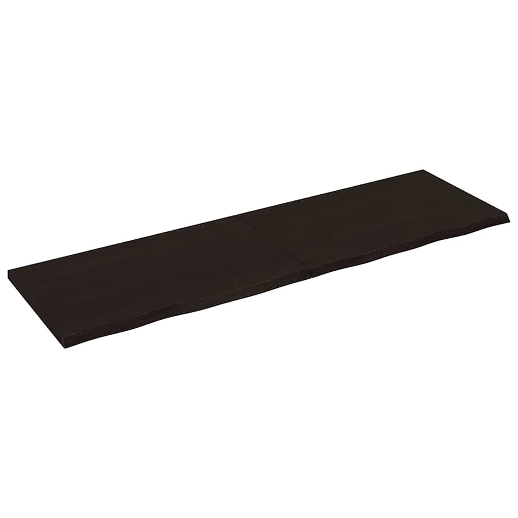 Piano Tavolo Marrone 0x(2-4) cm Rovere Massello Trattato