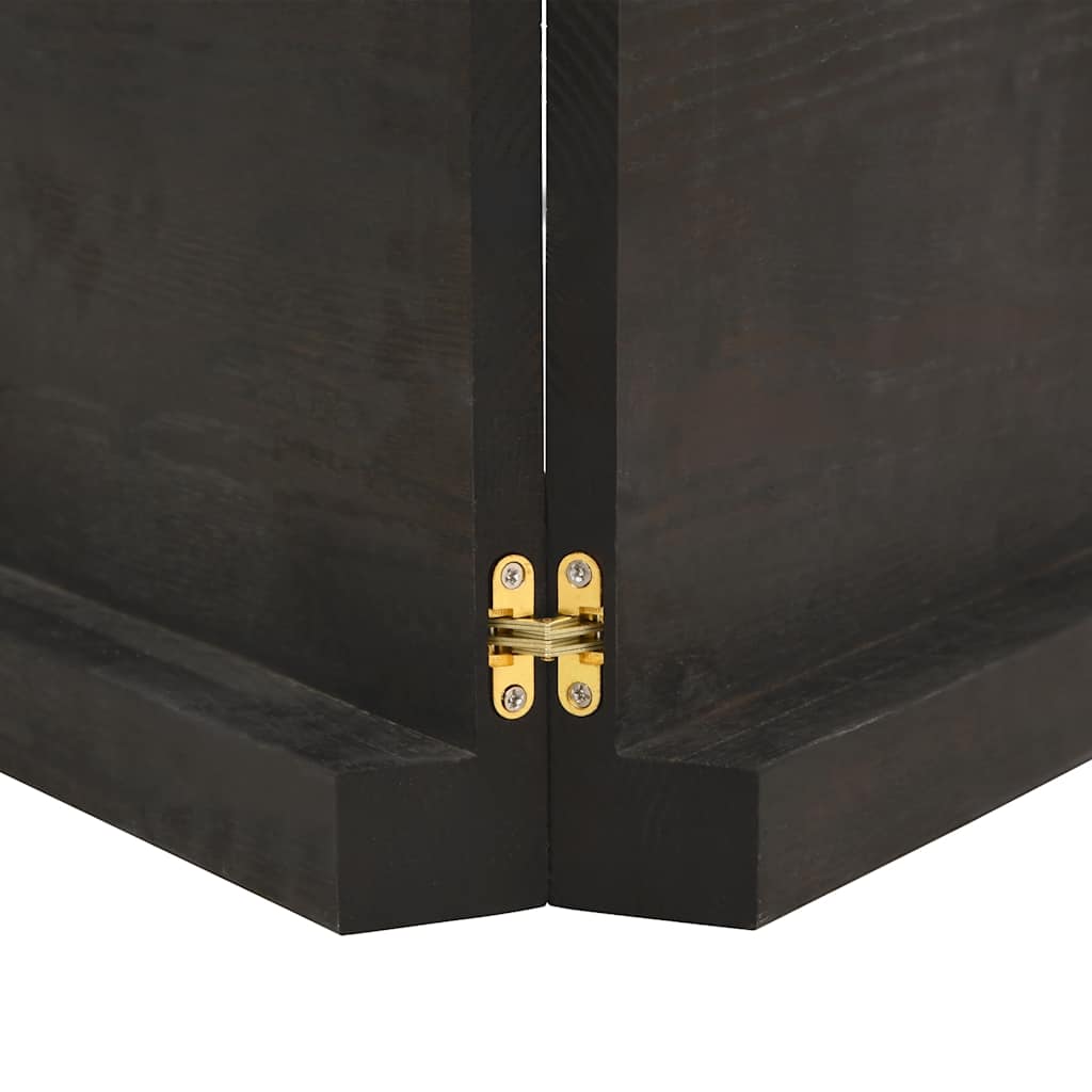 Piano Tavolo Marrone 200x60x(2-6) cm Rovere Massello Trattato | homemem39