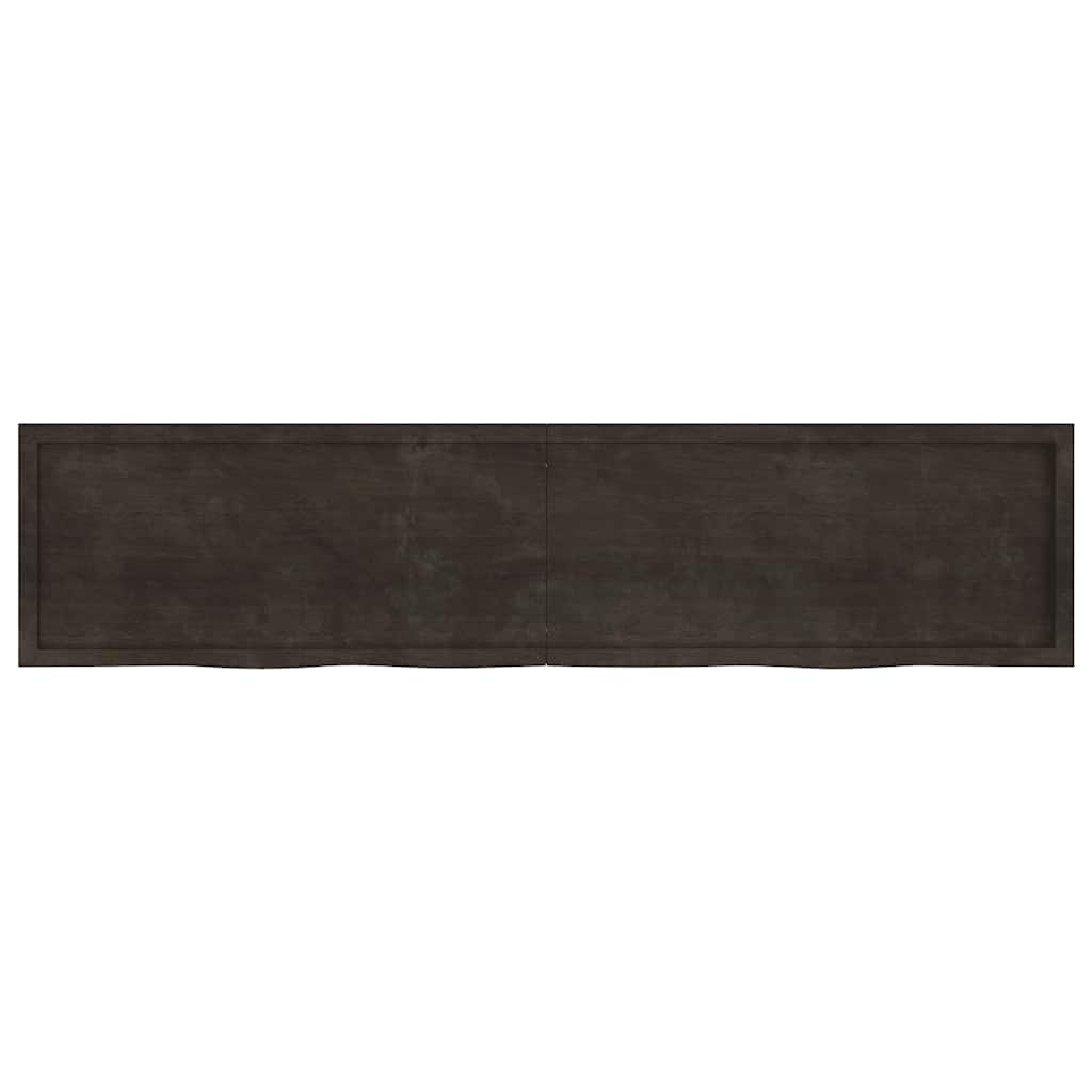 Piano Tavolo Marrone 0x(2-4) cm Rovere Massello Trattato