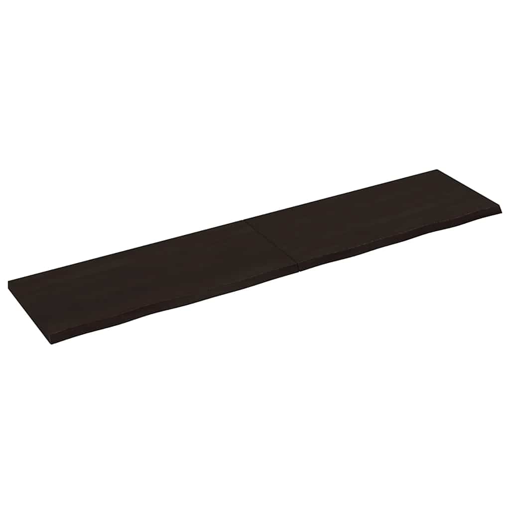Piano Tavolo Marrone 0x(2-4) cm Rovere Massello Trattato