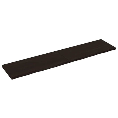 Piano Tavolo Marrone 0x(2-4) cm Rovere Massello Trattato