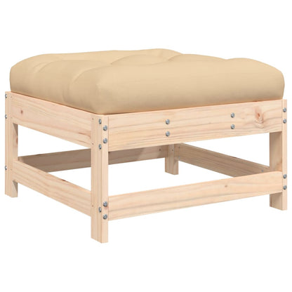 Set Divani da Giardino 6 pz con Cuscini in Legno Massello | homemem39