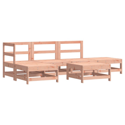 Set Divani Giardino 6 pz con Cuscini Legno Massello di Douglas