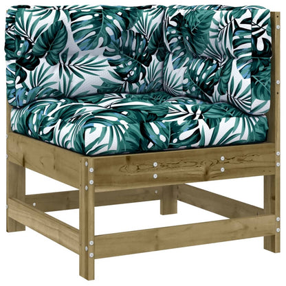 Set Divani da Giardino 5pz con Cuscini Legno Impregnato di Pino | homemem39