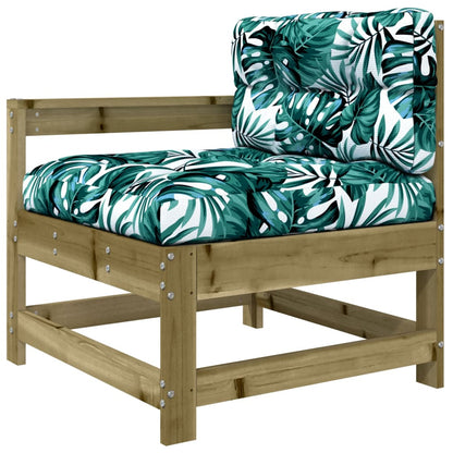 Set Divani da Giardino 5pz con Cuscini Legno Impregnato di Pino | homemem39