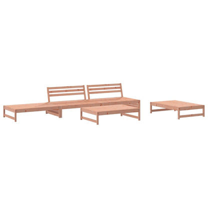 Set Divani Giardino 5 pz con Cuscini Legno Massello di Douglas - homemem39
