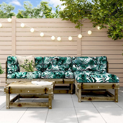 Set Salotto da Giardino 5 pz in Legno Impregnato di Pino | homemem39