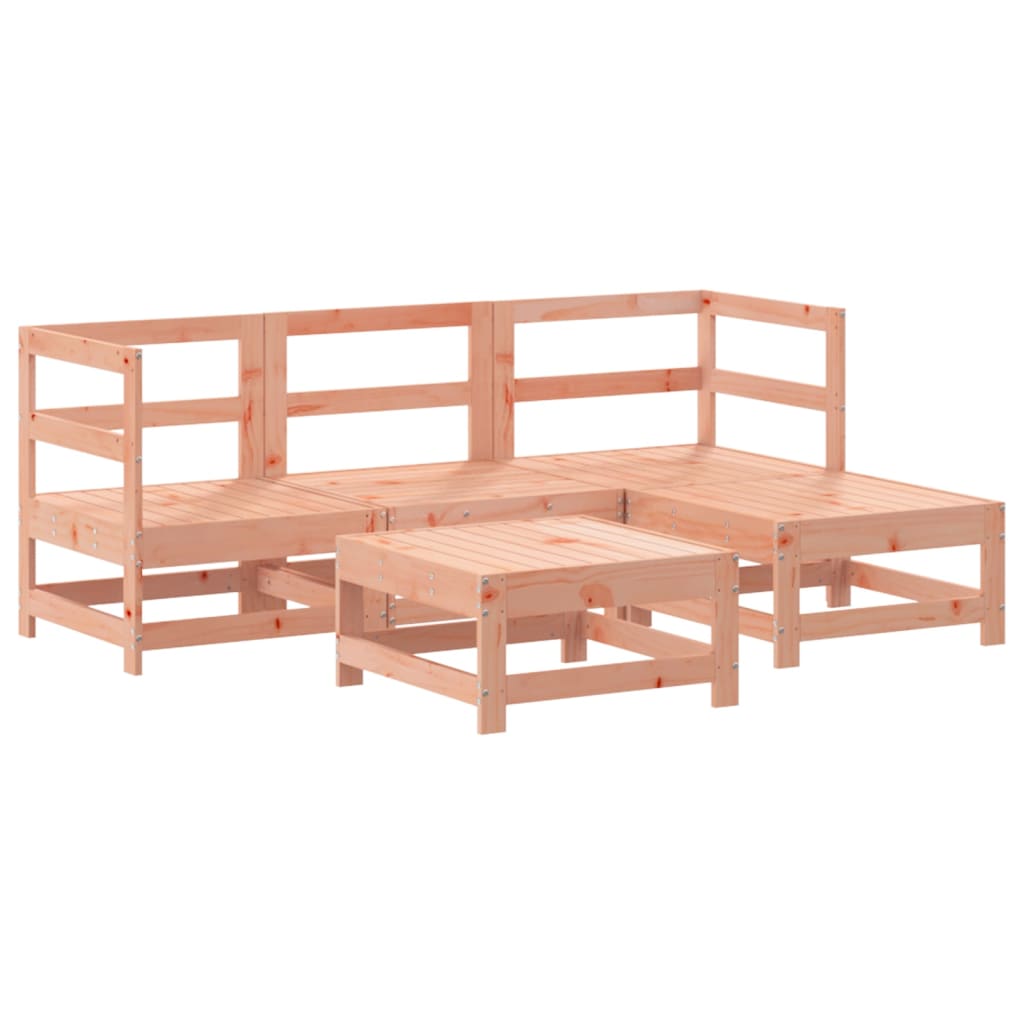 Set Salotto da Giardino 5 pz in Legno Massello di Douglas