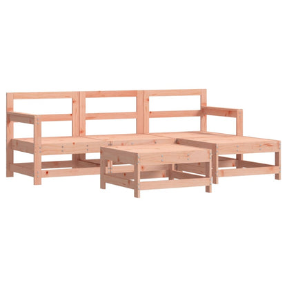 Set Salotto da Giardino 5 pz in Legno Massello di Douglas | homemem39
