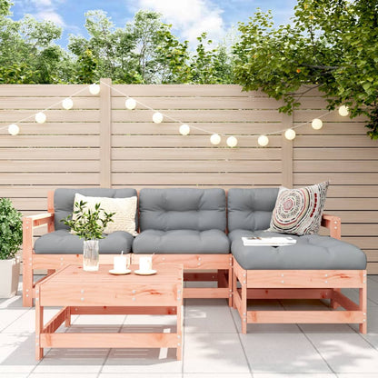 Set Salotto da Giardino 5 pz in Legno Massello di Douglas | homemem39