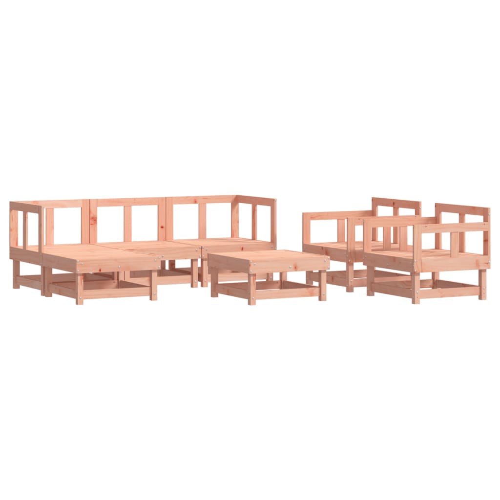 Set Salotto da Giardino 7 pz in Legno Massello di Douglas - homemem39