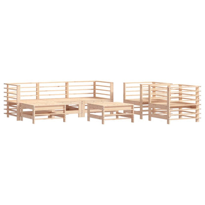 Set Salotto da Giardino 7 pz in Legno Massello di Pino - homemem39