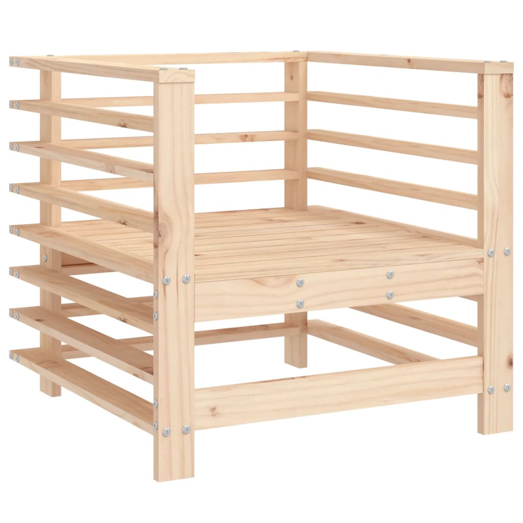 Set Salotto da Giardino 7 pz in Legno Massello di Pino | homemem39