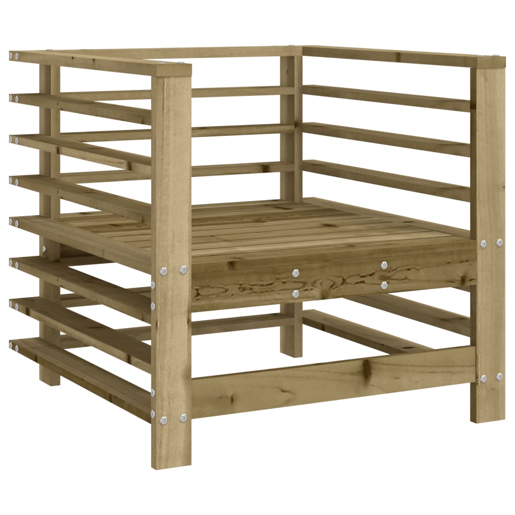 Set Salotto da Giardino 7 pz in Legno Impregnato di Pino - homemem39