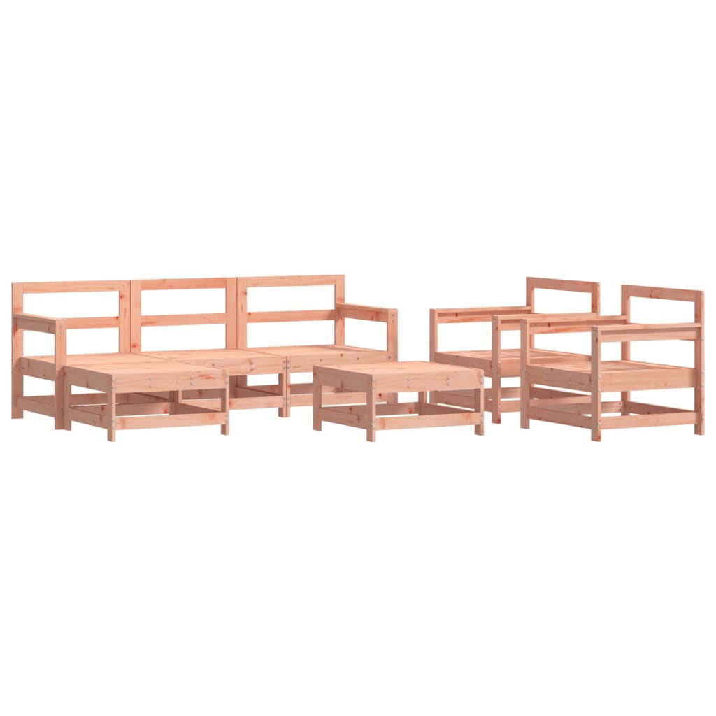 Set Salotto da Giardino 7 pz in Legno Massello di Douglas | homemem39