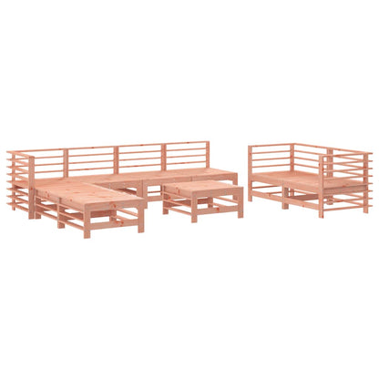 Set Salotto da Giardino 9 pz in Legno Massello di Douglas - homemem39