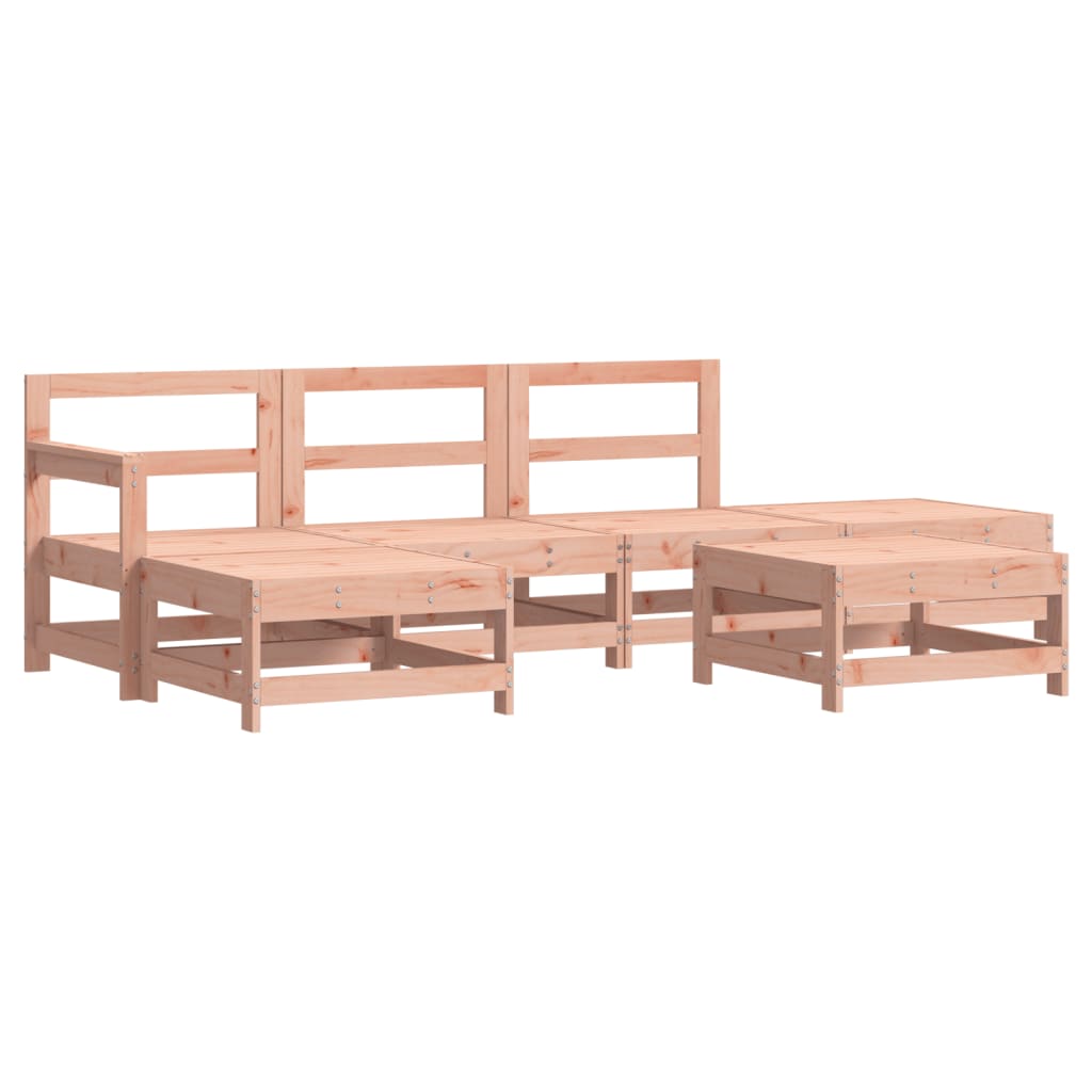 Set Salotto da Giardino 6 pz in Legno Massello di Douglas - homemem39