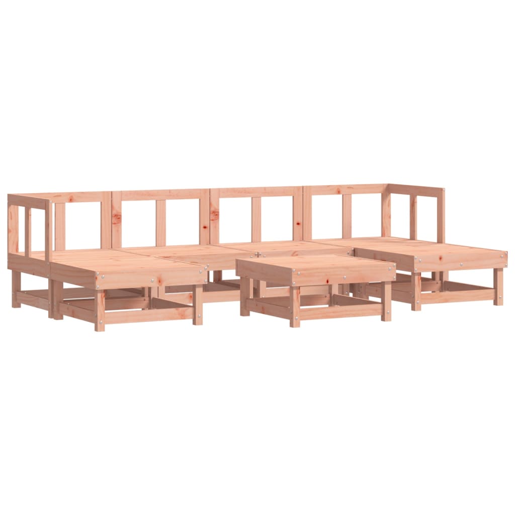 Set Salotto da Giardino 7 pz in Legno Massello di Douglas - homemem39