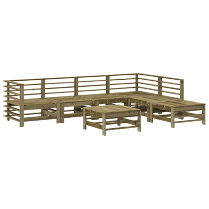 Set Salotto da Giardino 7 pz in Legno Impregnato di Pino - homemem39