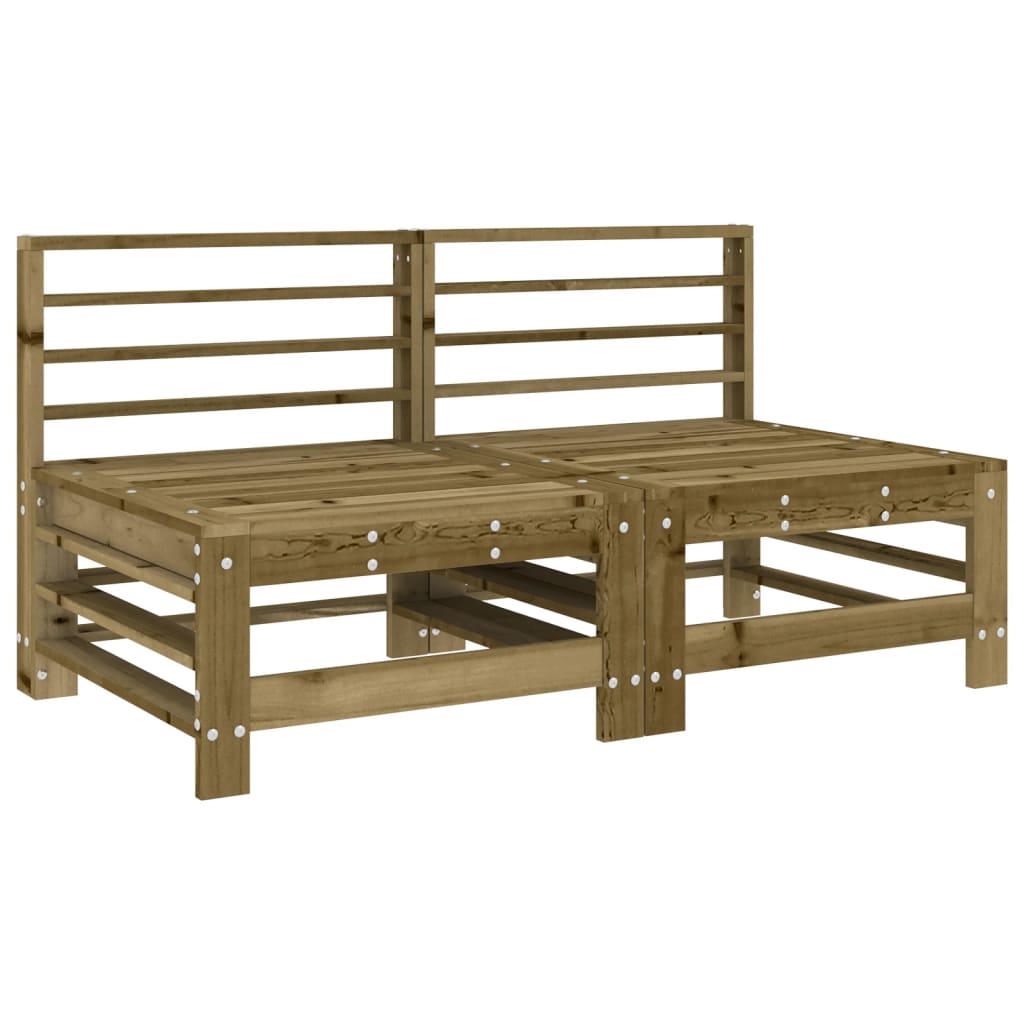 Set Salotto da Giardino 7 pz in Legno Impregnato di Pino - homemem39