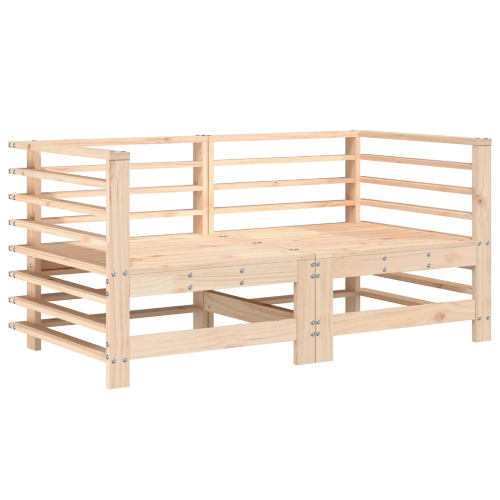 Set Salotto da Giardino 6 pz in Legno Massello di Pino | homemem39