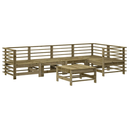 Set Salotto da Giardino 6 pz in Legno Impregnato di Pino - homemem39
