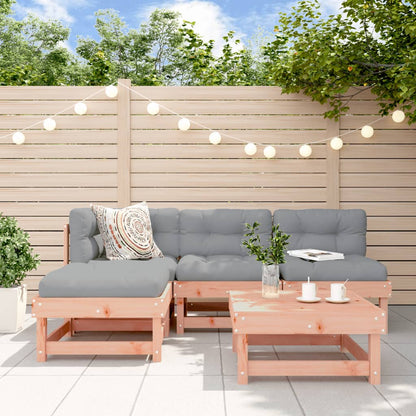 Set Salotto da Giardino 5 pz in Legno Massello di Douglas | homemem39