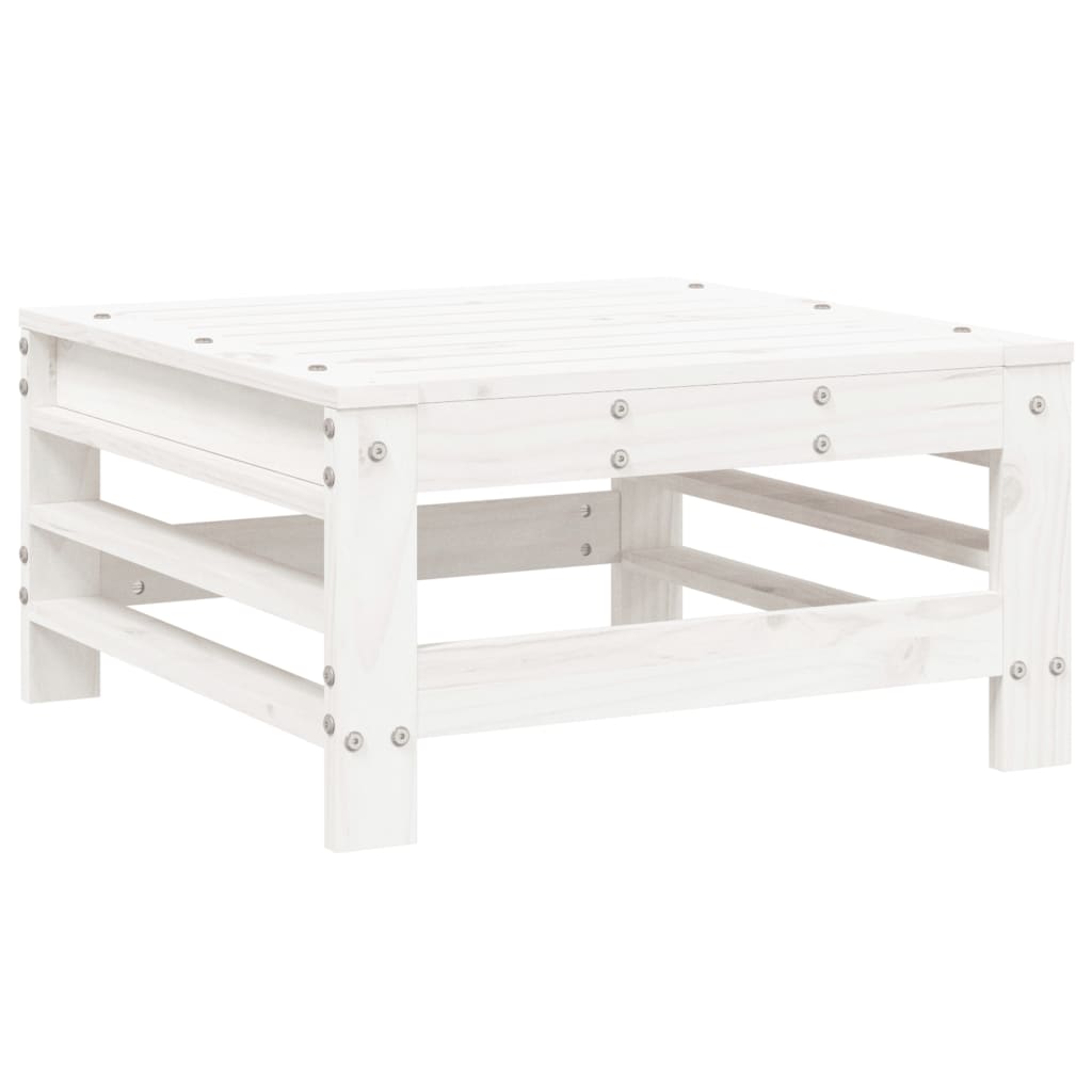 Set Salotto da Giardino 8 pz in Legno Massello di Pino Bianco - homemem39