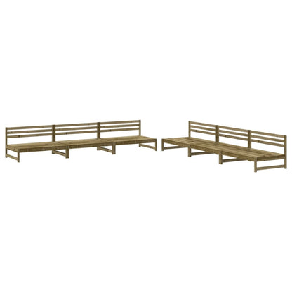 Set Salotto da Giardino 6 pz in Legno Impregnato di Pino - homemem39