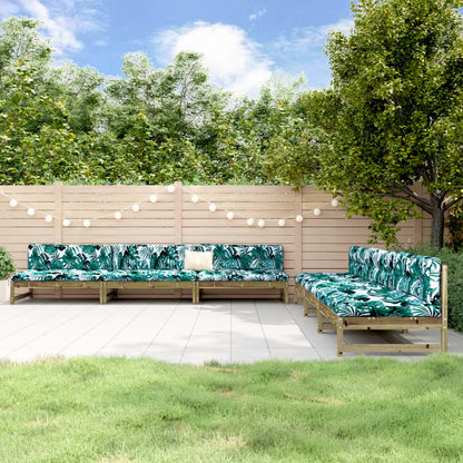 Set Salotto da Giardino 6 pz in Legno Impregnato di Pino - homemem39