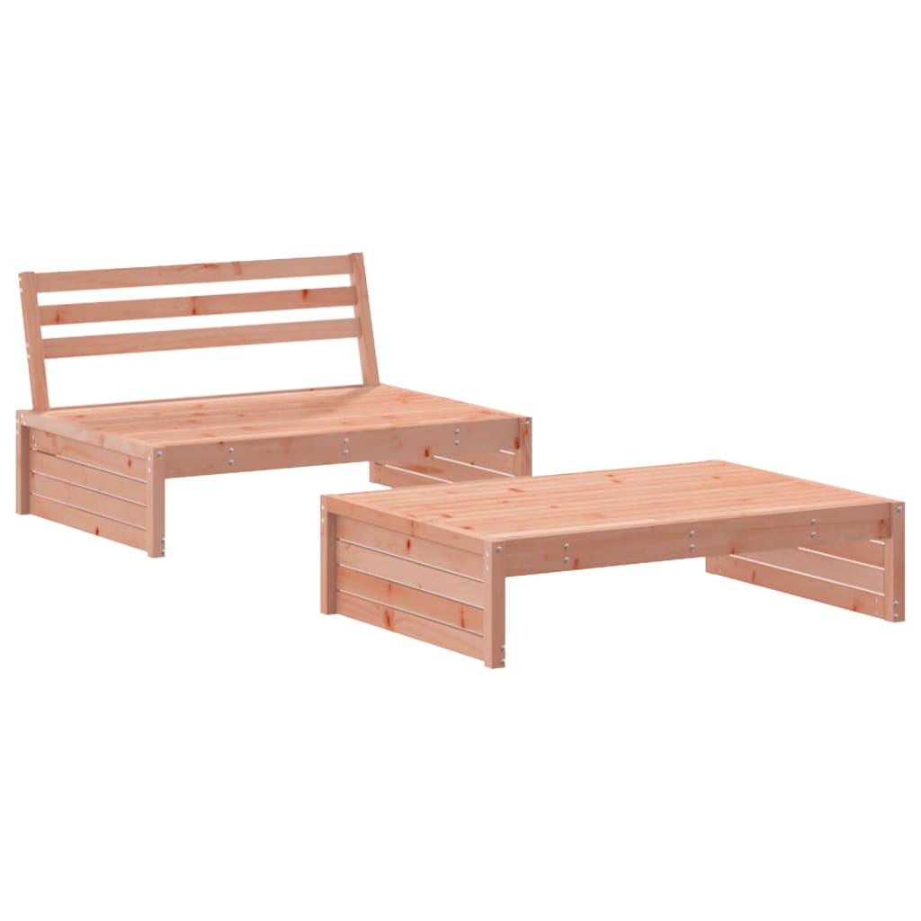 Set Salotto da Giardino 2 pz in Legno Massello di Douglas - homemem39