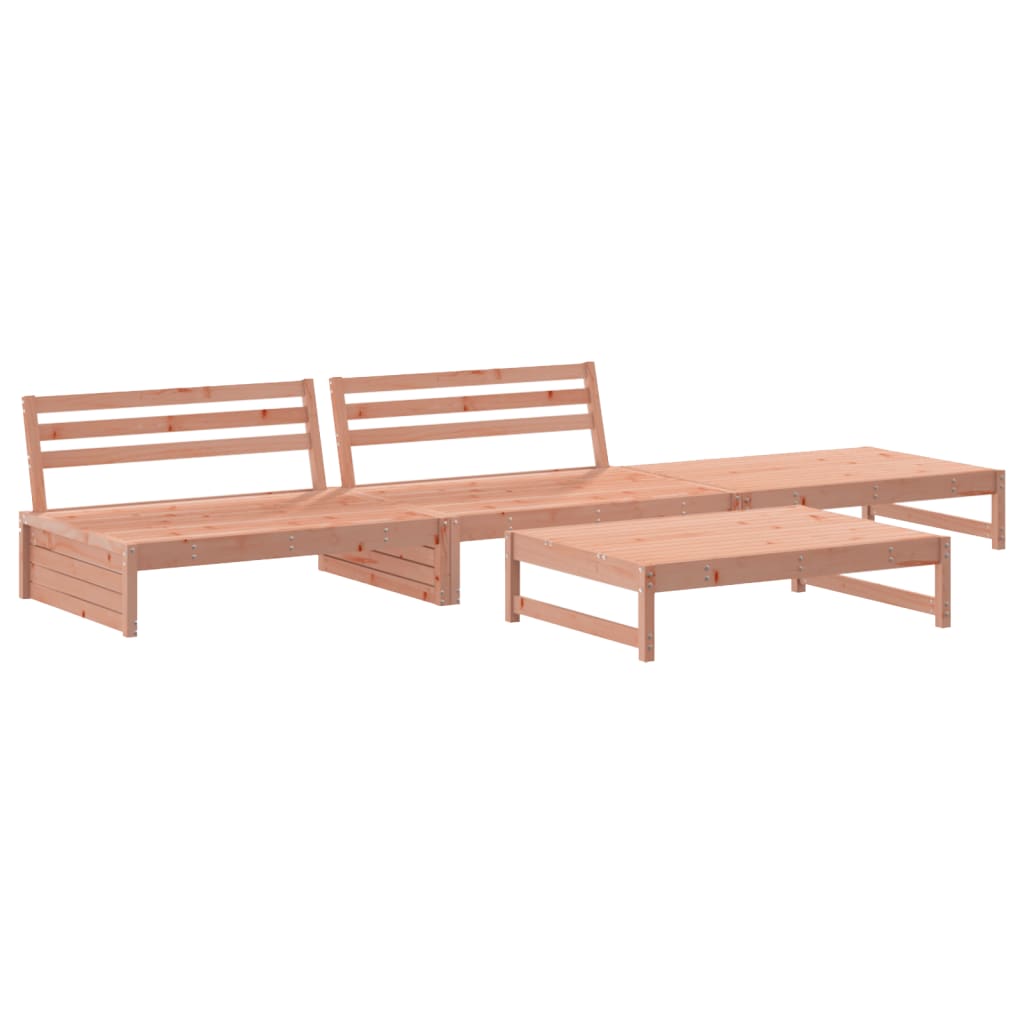 Set Salotto da Giardino 4 pz in Legno Massello di Douglas - homemem39