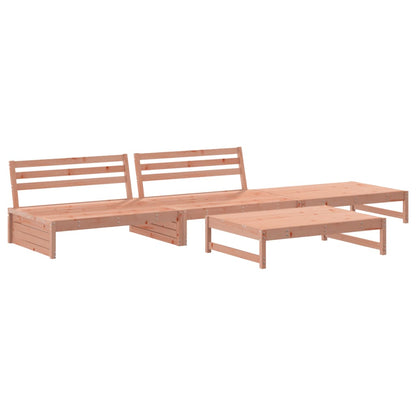 Set Salotto da Giardino 4 pz in Legno Massello di Douglas - homemem39