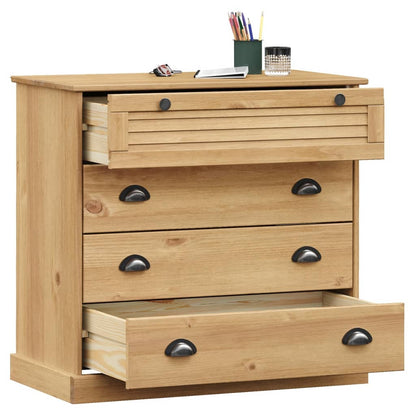 Cassettiera VIGO 80x40x76 cm in Legno Massello di Pino | homemem39