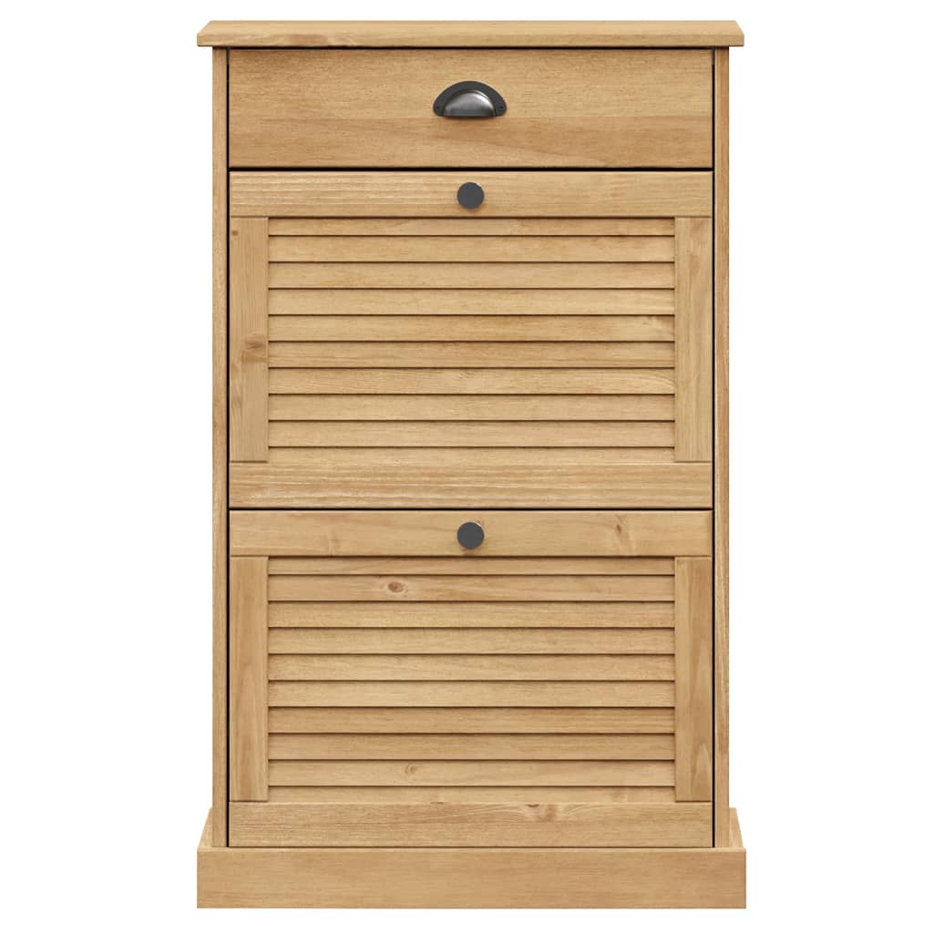 Scarpiera VIGO 60x35x96 cm in Legno Massello di Pino