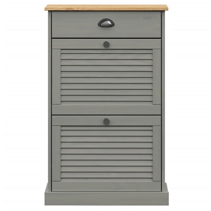 Scarpiera VIGO 60x35x96 cm in Legno Massello di Pino - homemem39