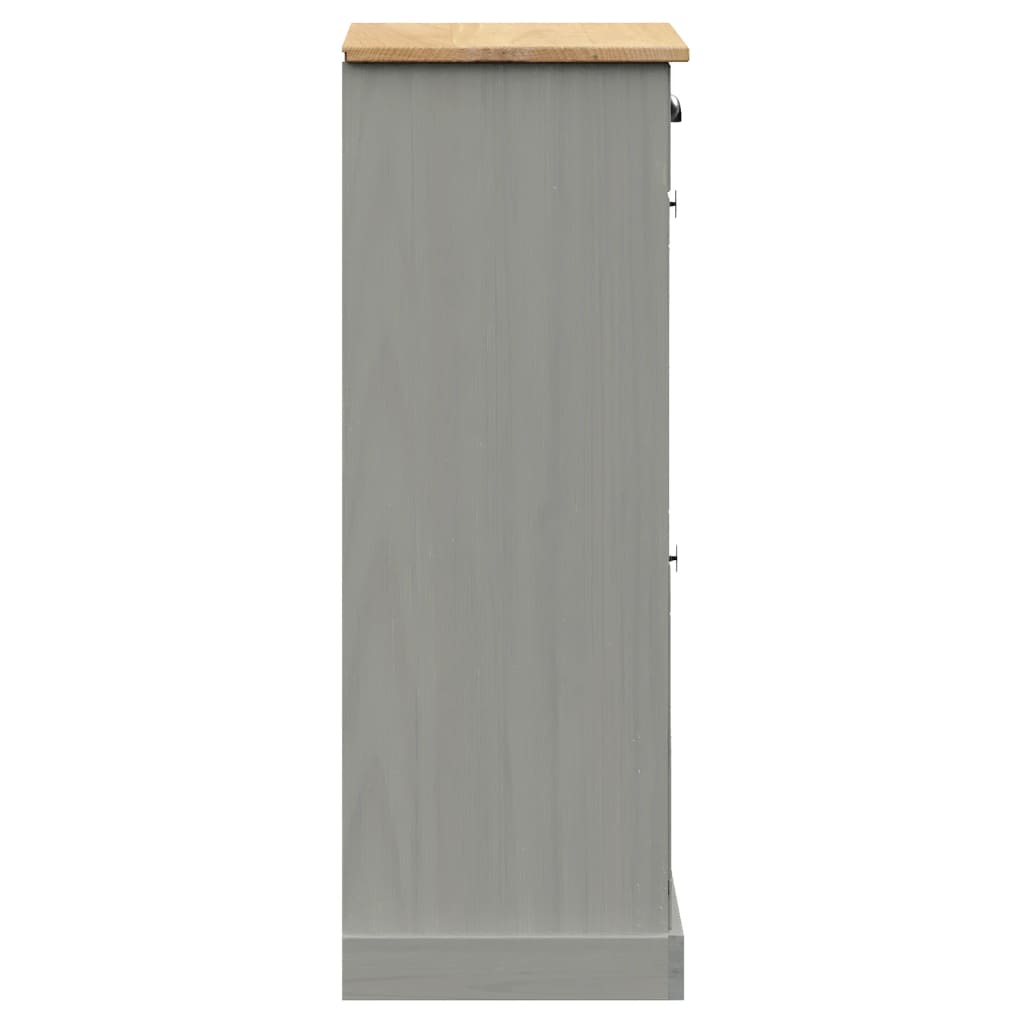 Scarpiera VIGO 60x35x96 cm in Legno Massello di Pino - homemem39