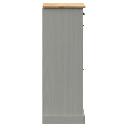 Scarpiera VIGO 60x35x96 cm in Legno Massello di Pino - homemem39