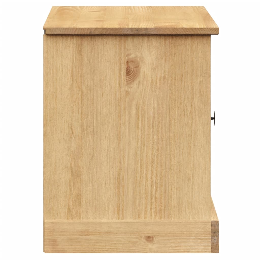 Panca Porta Scarpe VIGO 106x35x45 cm in Legno Massello di Pino | homemem39